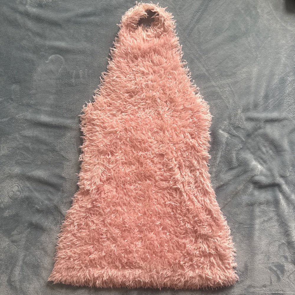 Size S Zara feathery halter dress
